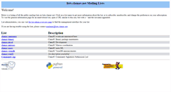 Desktop Screenshot of lists.clamav.net