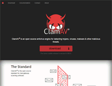 Tablet Screenshot of clamav.net